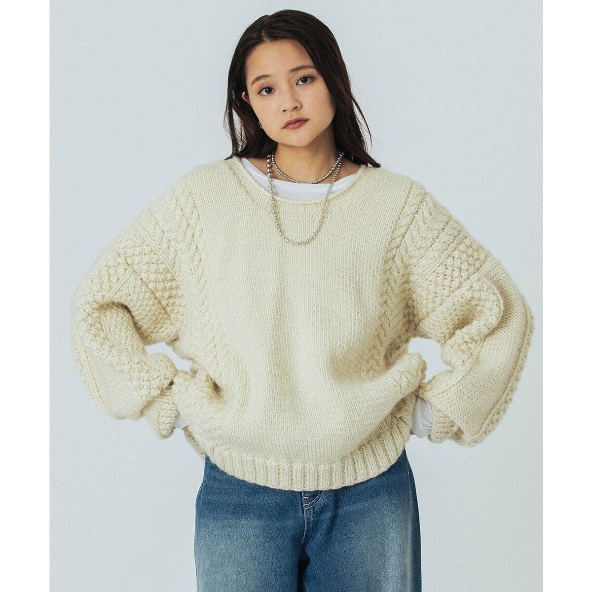 ローズバッド（ROSE BUD）/NEPAL MOTIF KNIT NEPAL MOTIF KNIT | ローズバッド(ROSE BUD) | マルイウェブチャネル