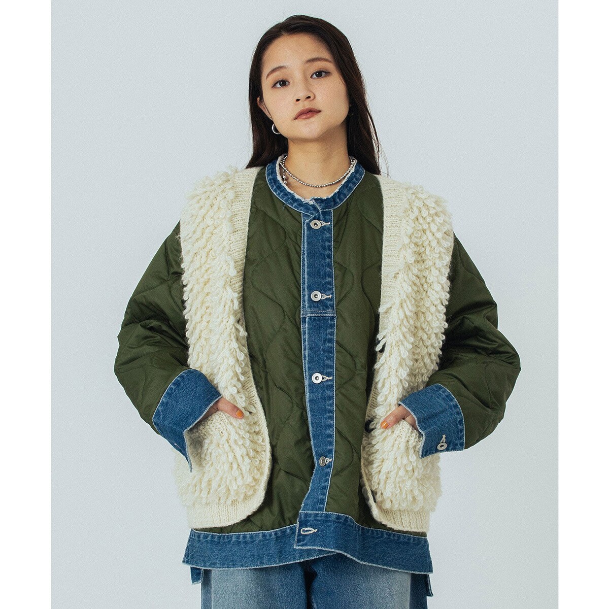 ローズバッド（ROSE BUD）/NEPAL FRINGE KNIT NEPAL FRINGE KNIT | ローズバッド(ROSE BUD) | マルイウェブチャネル