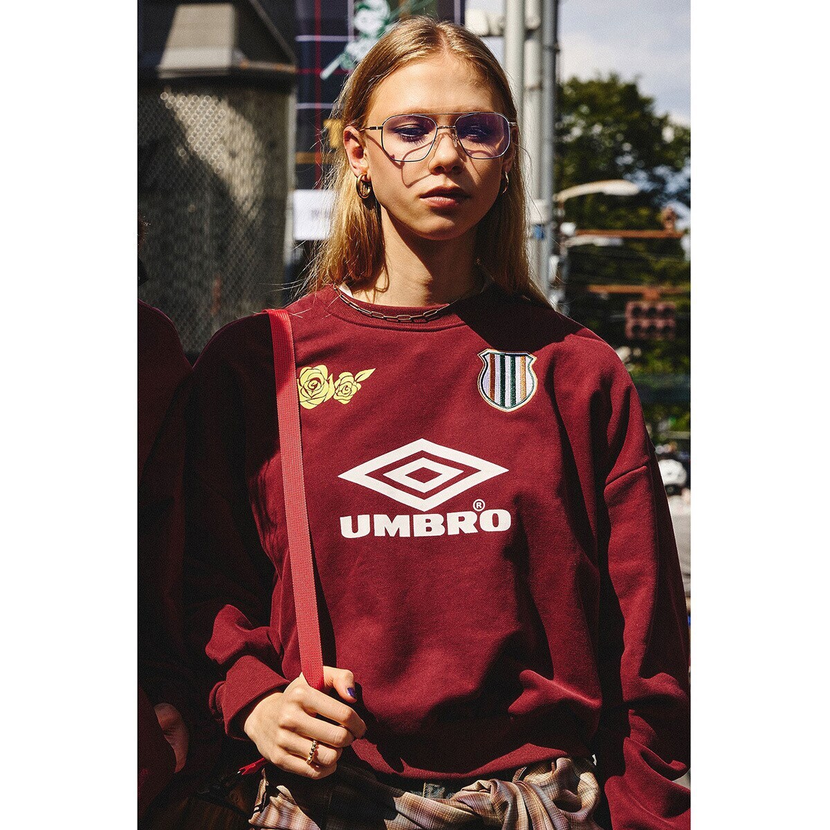 ローズバッド（ROSE BUD）/UMBRO×ROSE BUD DIAMOND SWEATSHIRT UMBRO×ROSE BUD DIAMOND SWEATSHIRT | ローズバッド(ROSE BUD