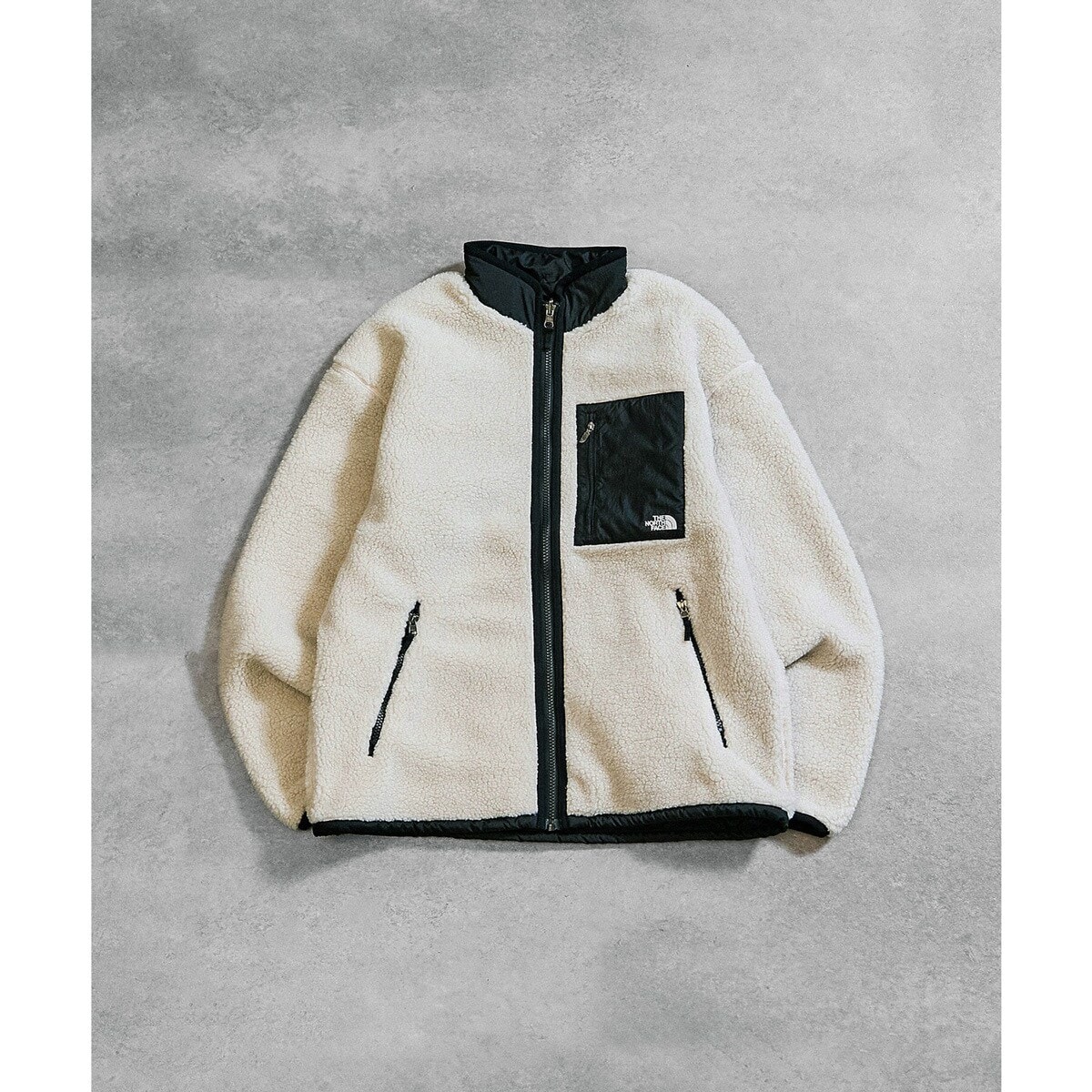 23AW　Spick & Span W/Nyモッサステンカラーショートコート 追加》W/Nyモッサステンカラーショートコート | スピック