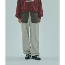 UMBRO×ROSE BUD DOUBLE WAIST FLEECE PANTS