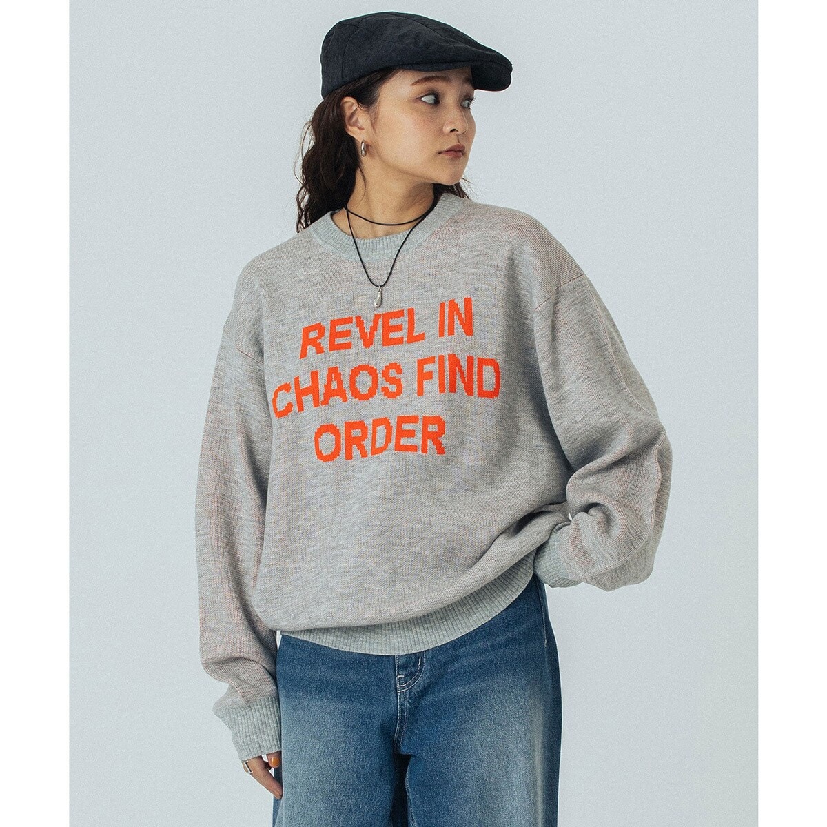 JACQUARD LOGO KNIT | ローズバッド(ROSE BUD) | マルイウェブチャネル