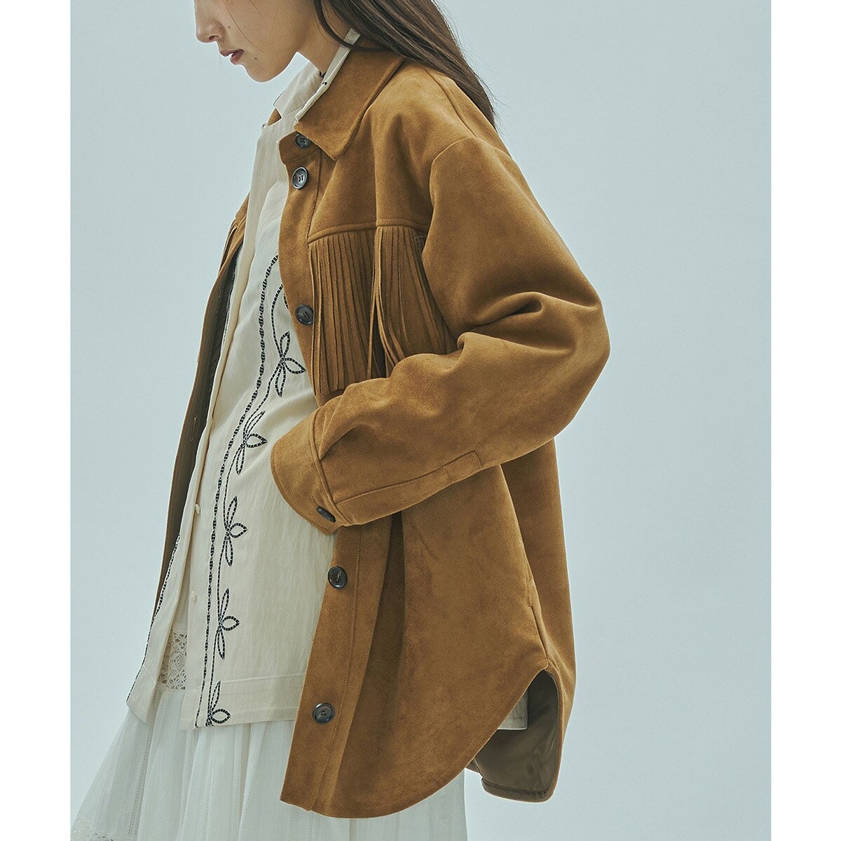 川上さやかさん×NOBLEコラボ ナイロンツイルブルゾン | ノーブル(Noble