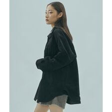 mag.by c/FAKE SUEDE FRINGE JAKET