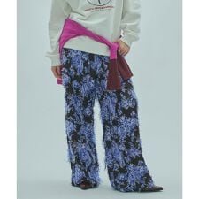 mag.by c/FLOWER JACQUARD PANTS
