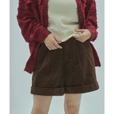 CORDUROY SHORT PANTS