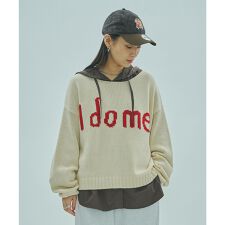 MESSAGE LOGO JACQUARD KNIT