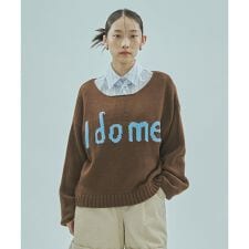 MESSAGE LOGO JACQUARD KNIT