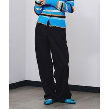 TUCKED WIDE-LEG SWEATPANTS