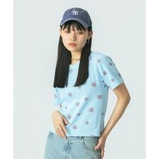 FLOWER PRINT S/S TEE