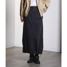 GENE HEAVENS/RIP STOP CARGO POCKET SKIRT
