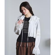 mag.byc/COTTON EMBROIDERY L/S FRILL SHIRT