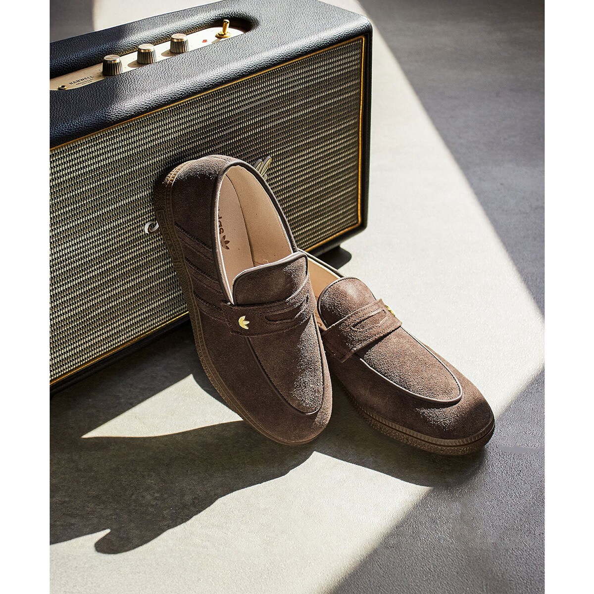 [�}���C]ADIDAS HANDBALL SPEZIAL LOAFER/���[�Y�o�b�h�iROSE BUD�j BROWN