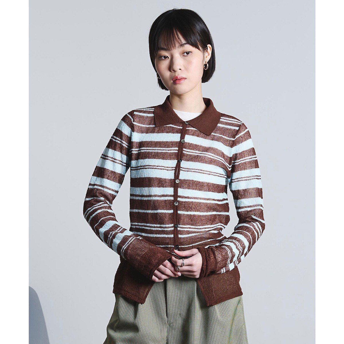 【美品】ローズバッド　レースロングカーディガン ROSE BUD - ローズバッド レースロングカーディガンの通販 by nalu's