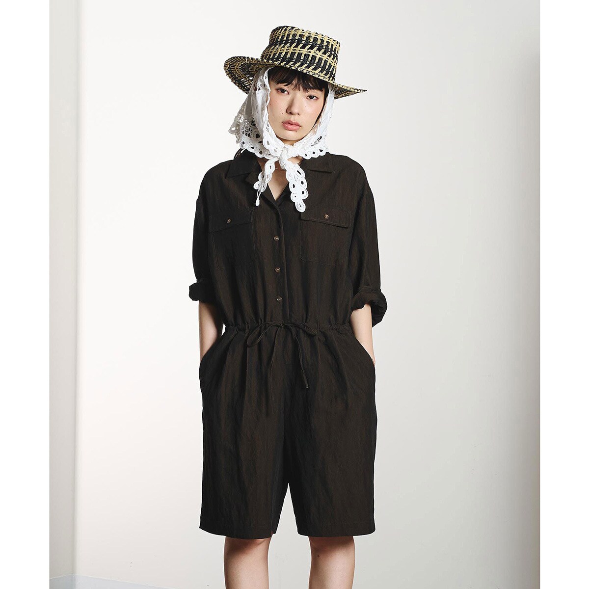 HALF PANTS COMBINAISON | ローズバッド(ROSE BUD) | マルイウェブチャネル
