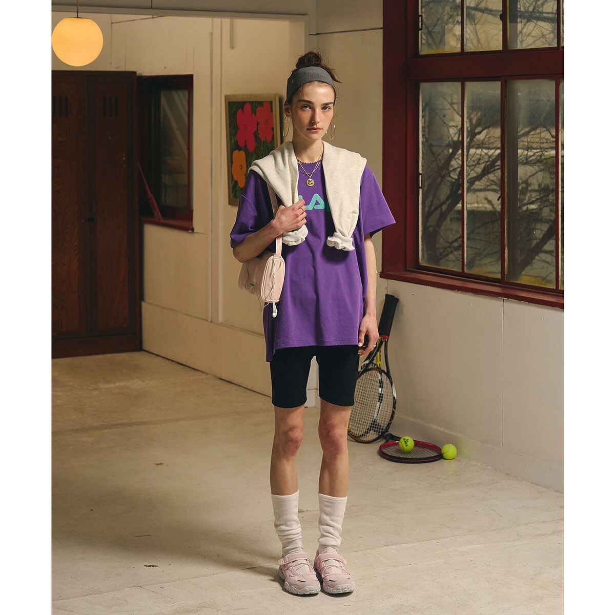 [�}���C]FILA ECHAPPW VC v2 LX/���[�Y�o�b�h�iROSE BUD�j PINK
