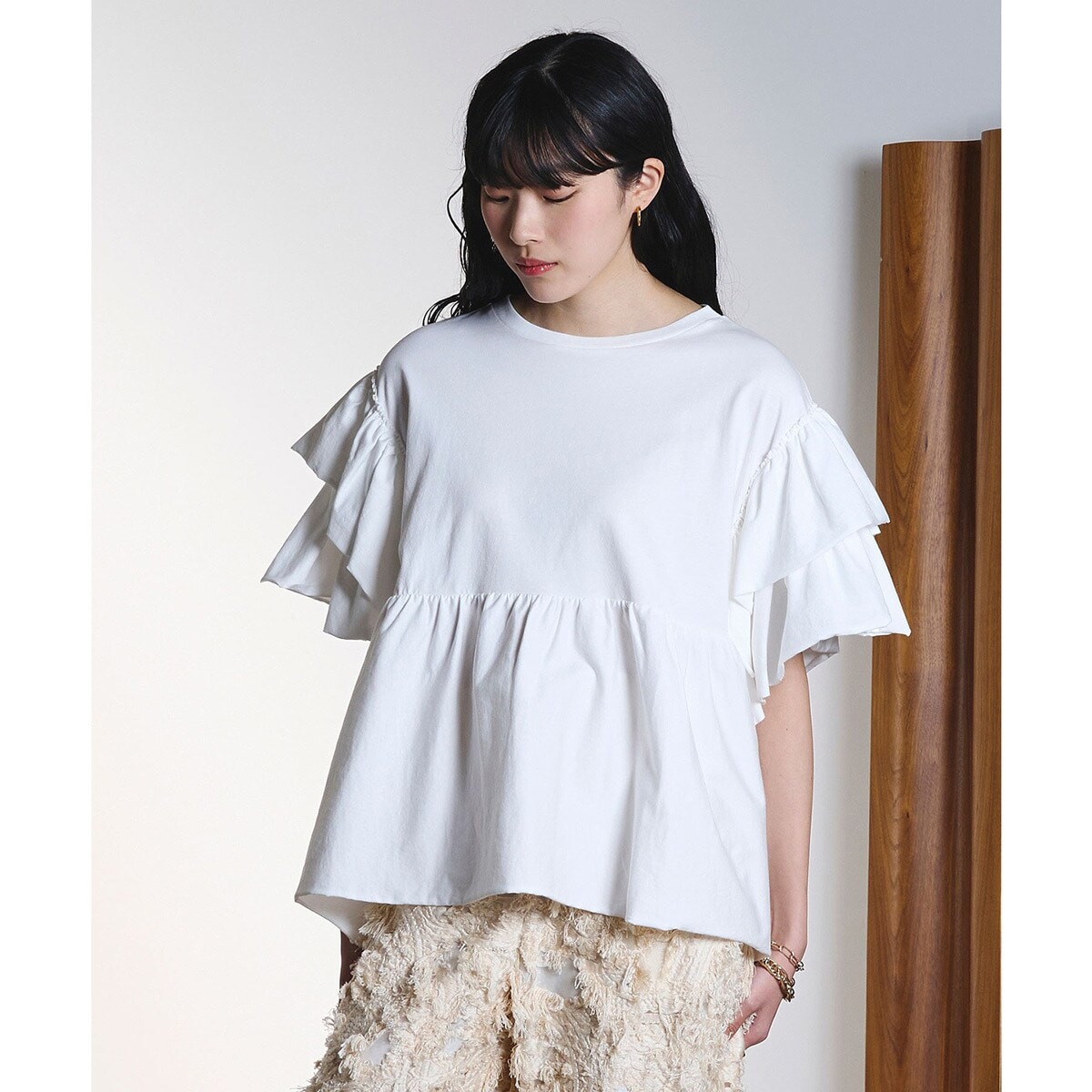 FRILL TEE | ローズバッド(ROSE BUD) | マルイウェブチャネル