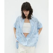 SHEER DOBBY S/S SHIRT | ローズバッド(ROSE BUD) | マルイウェブチャネル