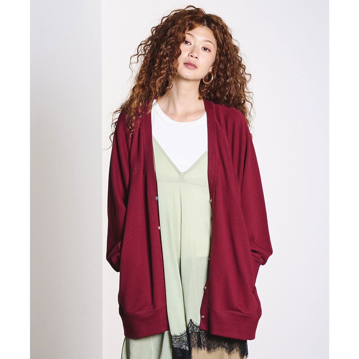 ROSE BUD - ローズバッド/カーディガン SWEAT CARDIGAN | ローズバッド(ROSE BUD) | マルイウェブチャネル