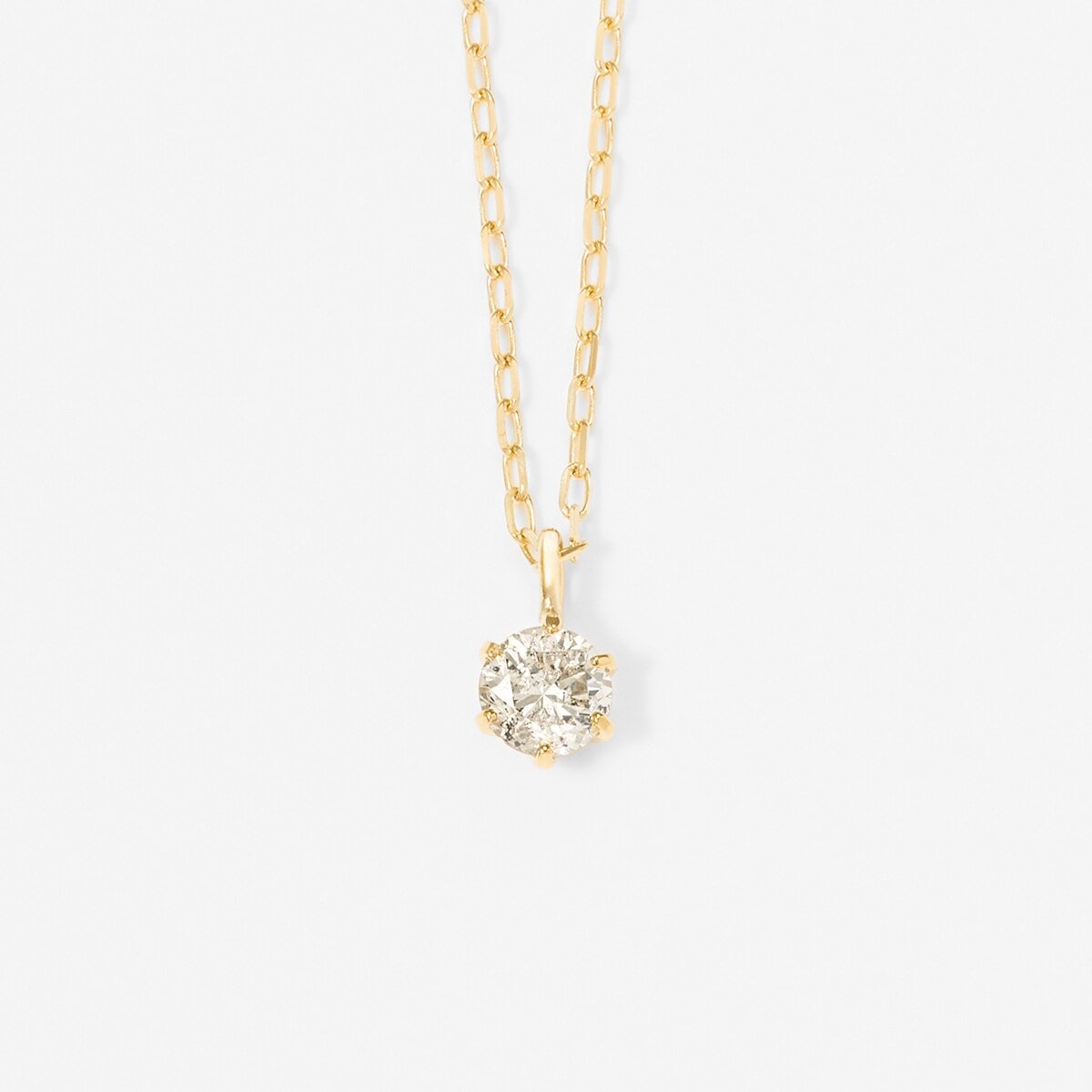 K14ダイヤモンドネックレス（0.08ct） | アガット(agete) | マルイ