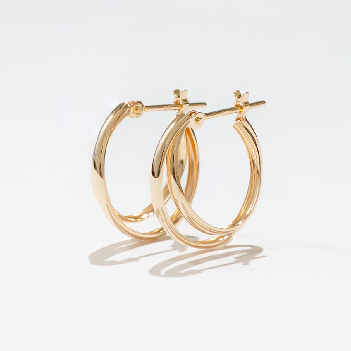 K10 2連 フープピアス | ノワール ド プーペ(NOIR DE POUPEE) | マルイ