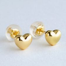 K18ハート 5mm ピアス