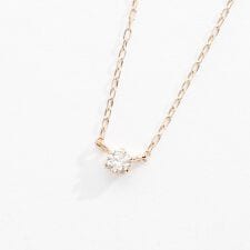 K10PGダイヤモンドネックレス0.05ct