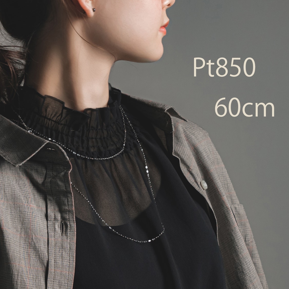 SIENA ROSE シエナロゼ コンパクトチェーンネックレス 10K　37cm SIENA ROSE（シエナロゼ） ネックレス チェーンネックレス「コンパクト