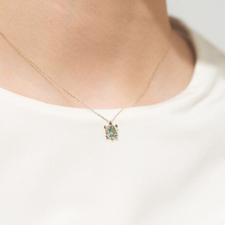 【エルアンドコー】K10 カメネックレス