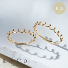 K18 クラウンリング ピンキー対応