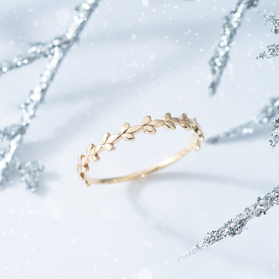 K10リーフモチーフリング | エルアンドコー(L&Co.) | マルイウェブチャネル