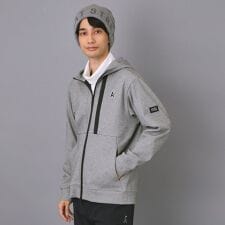 【吸水速乾】ジップアップパーカー