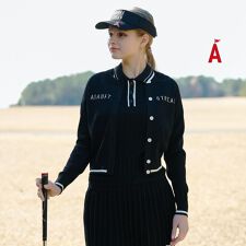 クルーネックショートカーディガン