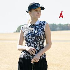 【吸水速乾】クレリックノースリーブポロシャツ