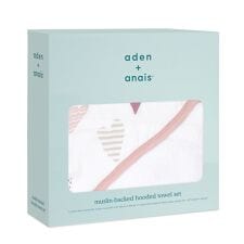 ダッドウェイ(DADWAY)の【aden＋anais】フード付きタオルセット