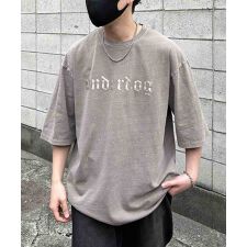 Confirm ヴィンテージライク ピレトロプリント アソートロックTシャツ カットソー
