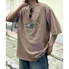Confirm ヴィンテージライク ピレトロプリント アソートロックTシャツ カットソー