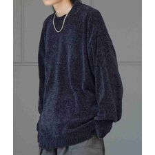 Confirm（コンファーム）ルーズシルエット クルーネック ナチュラルベーシックプルオーバーニット