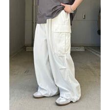 Confirm セットアップ対応 ミリタリーワイドカーゴパンツ オーバーサイズ サイドポケット