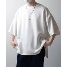 Confirm ビッグシルエットフォトバックプリントポンチ半袖Tシャツ