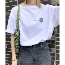 Confirm イラストバックプリントビッグシルエット半袖Tシャツ カットソー