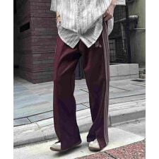 Confirm "WEB限定" サイドライン ワンポイント刺繍 ジャージパンツ