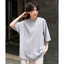Confirm ナチュラルドレープワンポイント刺繍 半袖Tシャツ カットソー