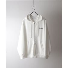 Confirm ワンポイント刺繍 ビッグシルエット ポンチフルジップパーカー