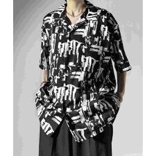 Confirm ビッグシルエット オープンカラー総柄半袖シャツ フラワー