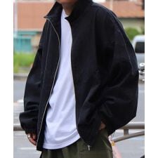 ILL'S ビッグシルエット ヴィンテージライク 切り替えデニムブルゾン