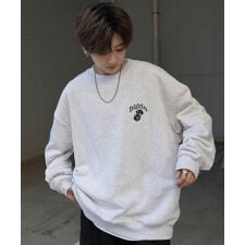 ILL'S 8ボール ダイス ワンポイント刺繍ロゴ プルオーバースウェット