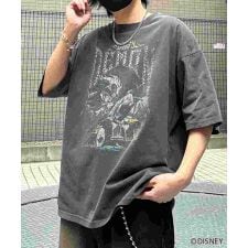ILL'S Disney ディズニーヴィランズ  半袖プリントTシャツ カットソー