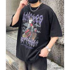 ILL'S Disney ディズニーヴィランズ  半袖プリントTシャツ カットソー