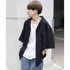 Confirmイージーケア ベーシックオープンカラーシャツ